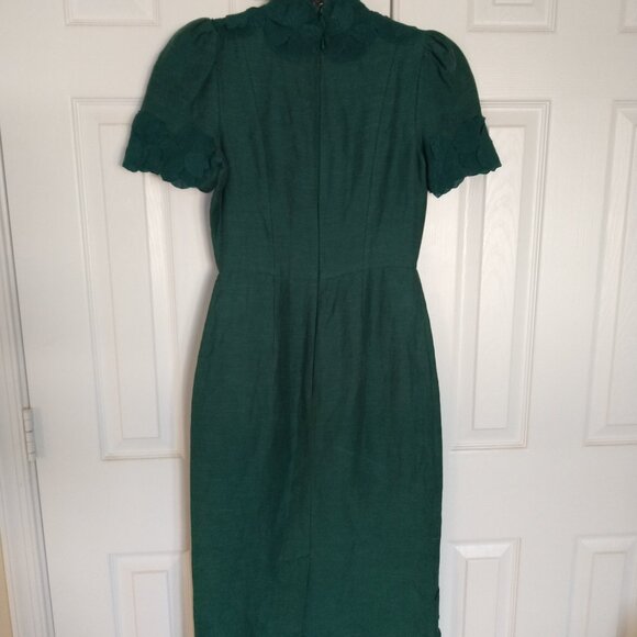 NWT! Antonio Melani Dress ONLY $79! RETAIL$299! Willow Floral Applique Neck Sz 2 - Picture 4 of 8